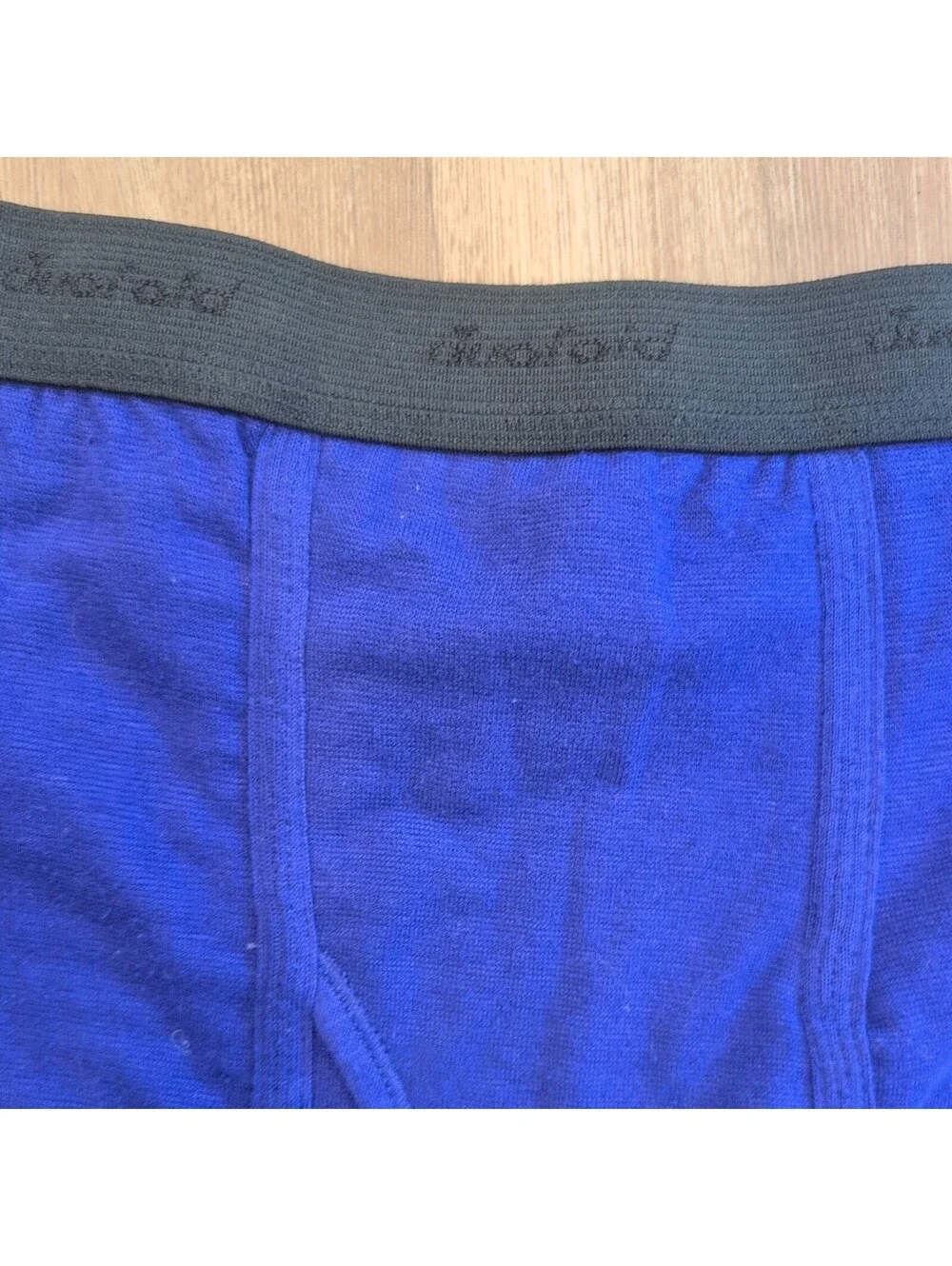 VTG Duofold Pants Mens M Blue Base Layer Thermastat Polyester USA ski snow warm
